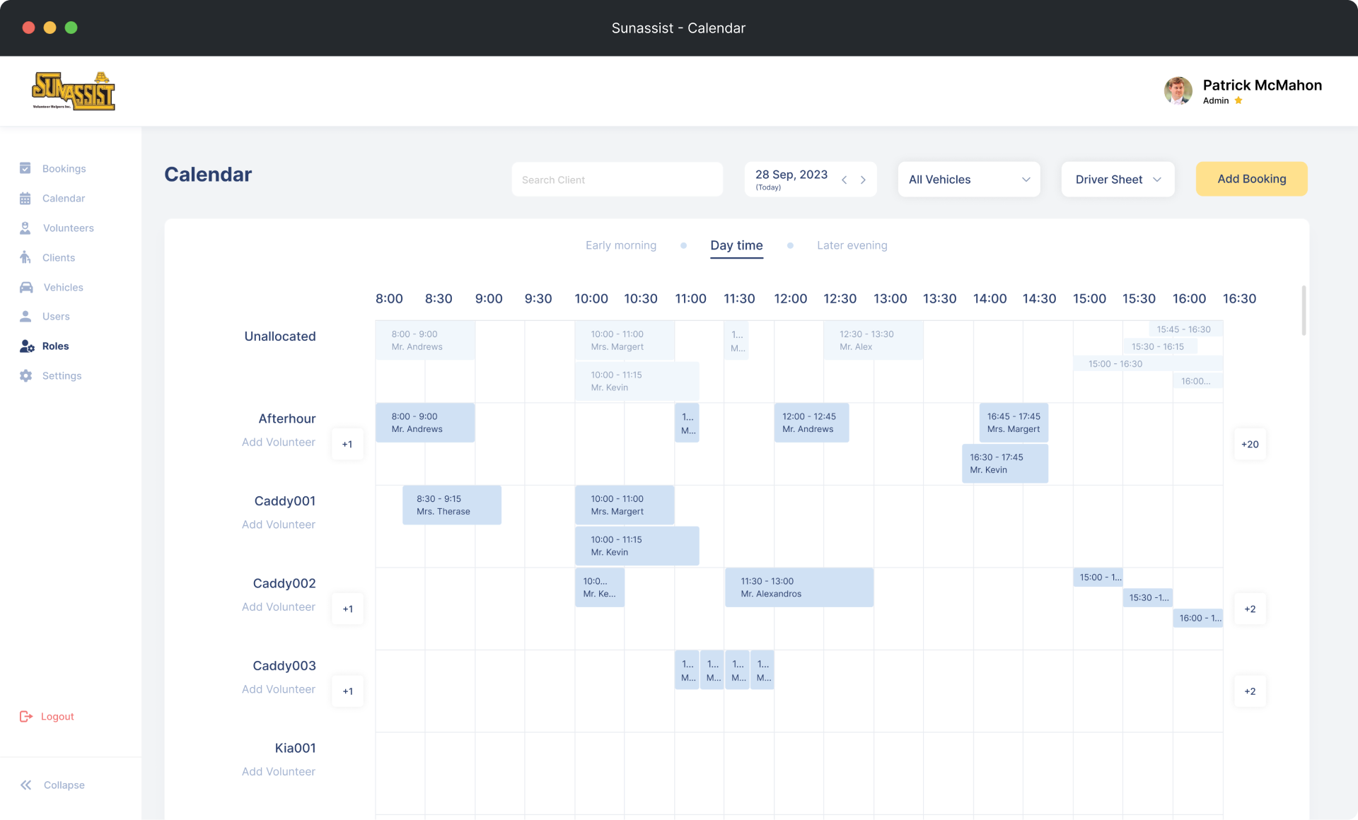 Calendar View